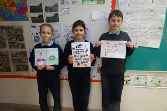 Winners of the 'Active School's Poster'Competition